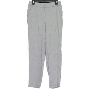 NWT Max Studio Checked Pants Black White Business Casual Work Office Size Medium